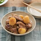 スペアリブとじゃがいものこってり味噌煮