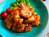 フライパンひとつ！鶏むね肉のハニーマスタード炒め