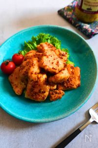 フライパンひとつ！鶏むね肉のハニーマスタード炒め