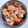 海老ときゅうりの塩昆布サラダ素麺和えの工程1