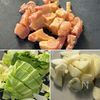 【チキンとキャベツのクリームスープパスタ】スープ感覚でぺろりの下準備
