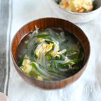 ニラ卵もやしの味噌汁♪これで栄養バランス◎