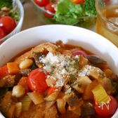 お肉ゴロゴロ♪『夏野菜のボロネーゼ風煮込み』