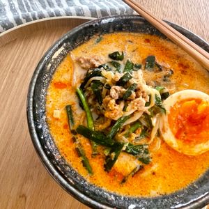 グリーンラテの作ってみた!投稿(【お店のごま味噌担々うどん】コク旨ピリ辛🔥簡単なのに本格的)