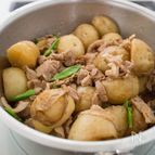 やさしい味でほっこり♪『新じゃがと豚肉の甘辛煮』