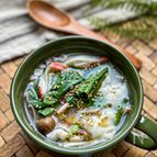 レンジでOK《お餅で作る♪野菜たっぷりトックスープ》