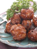 肉団子の甘酢あんかけ＊お弁当にも