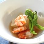 冬瓜と海老の炊き合わせ