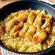 【カレーチキンピラフ】カリッとチキンがおいしい♪