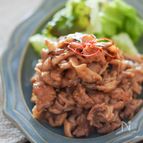 ごはんがとまらない♪やみつき！豚の甘辛胡麻炒め