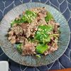 M*Pの作ってみた!投稿(旬の食材を美味しく♡かつおのたたきと三つ葉のごま塩レモン)