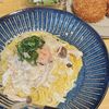 1059214の作ってみた!投稿(お家で濃厚！明太クリームパスタ)
