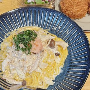 1059214の作ってみた!投稿(お家で濃厚！明太クリームパスタ)