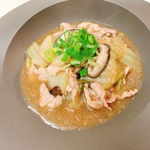 りんの作ってみた!投稿(＼材料3つ! 白菜大量消費／うまとろ三宝菜)