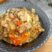 【簡単・栄養満点！】豚たまあんかけ