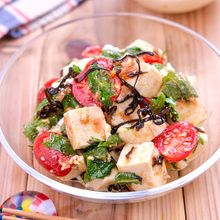 【豆腐と大葉の塩こんおかかサラダ】簡単おいしい和風サラダ!