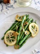 いんげんのガーリックレモン炒め