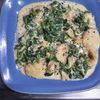 562926の作ってみた!投稿(【ホタテとほうれん草のチーズクリーム煮】濃厚うま味たっぷり！)