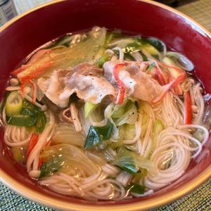 みっさキッチンの作ってみた!投稿(ぶっかけ豚ネギ塩そうめん#包丁不要#やみつき)