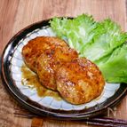 長ねぎたっぷり「鶏肉の和風ハンバーグ」