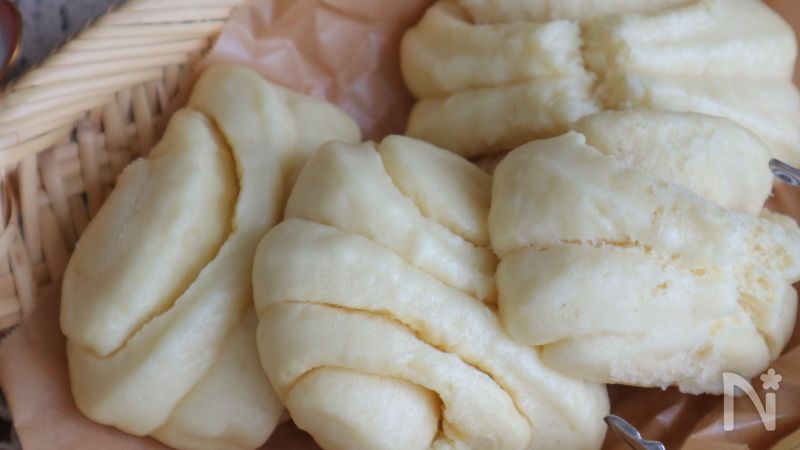 ホットケーキミックスで作る ふんわり花巻 レシピサイト Nadia ナディア プロの料理家のおいしいレシピ