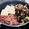 『牛肉と秋なすときのこのワンパンすき焼き』味しみ♡ご飯進む♪の工程4