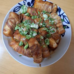 728185の作ってみた!投稿(『ねぎマヨ☆厚揚げ肉巻き』厚揚げでボリューミー♡食べ盛りに♪)