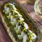 生が美味しい◎カブの香味カルパッチョ