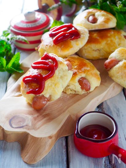 発酵なし！ホットケーキミックスでソーセージパン#簡単#時短