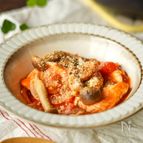【グッと美味しい！】鶏むね肉のトマト煮込み