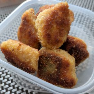 Reonの作ってみた!投稿(ご飯にも、お酒にも♪“タラのカレーパン粉焼き”)