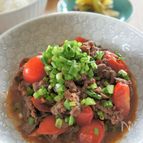 ササっとで美味しい♡ミニトマトと牛肉のうまピリ煮