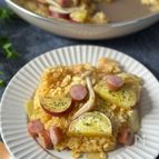 【秋の味覚】ワンパン簡単！さつまいもときのこのパエリア