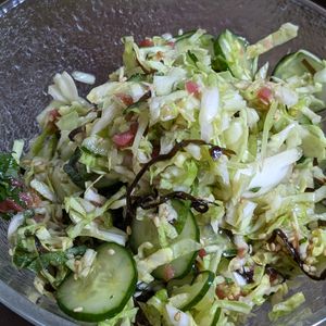 natsumiの作ってみた!投稿(【キャベツときゅうりの梅しそ塩こんぶ和え】夏さっぱり副菜♬︎)