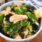 夏の疲れた体を癒す副菜①きゅうりと蒸し鶏のさっぱり酢の物🎐