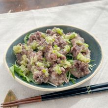 【パワフルおつまみ】砂肝唐揚げのネギ塩ニンニクかけ