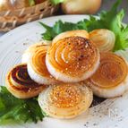 【楊枝じゃなくパスタ】新玉ねぎのシャキとろステーキバター醤油