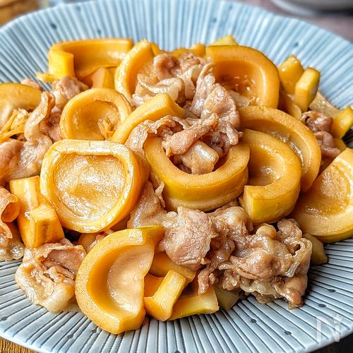 ごはん泥棒🍚 【破竹と豚バラの甘辛煮】