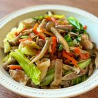【豚バラとキャベツのうま塩炒め】塩味で味がきまる！