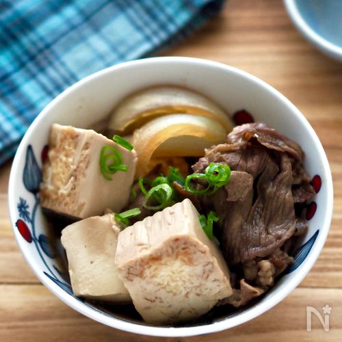 ほったらかしで簡単♩ほっこり美味しい【うちの肉豆腐】