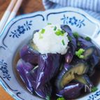 レンジで！揚げない茄子の揚げびたし。