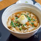 じんわり温まる！きのこのおろしあんかけそば