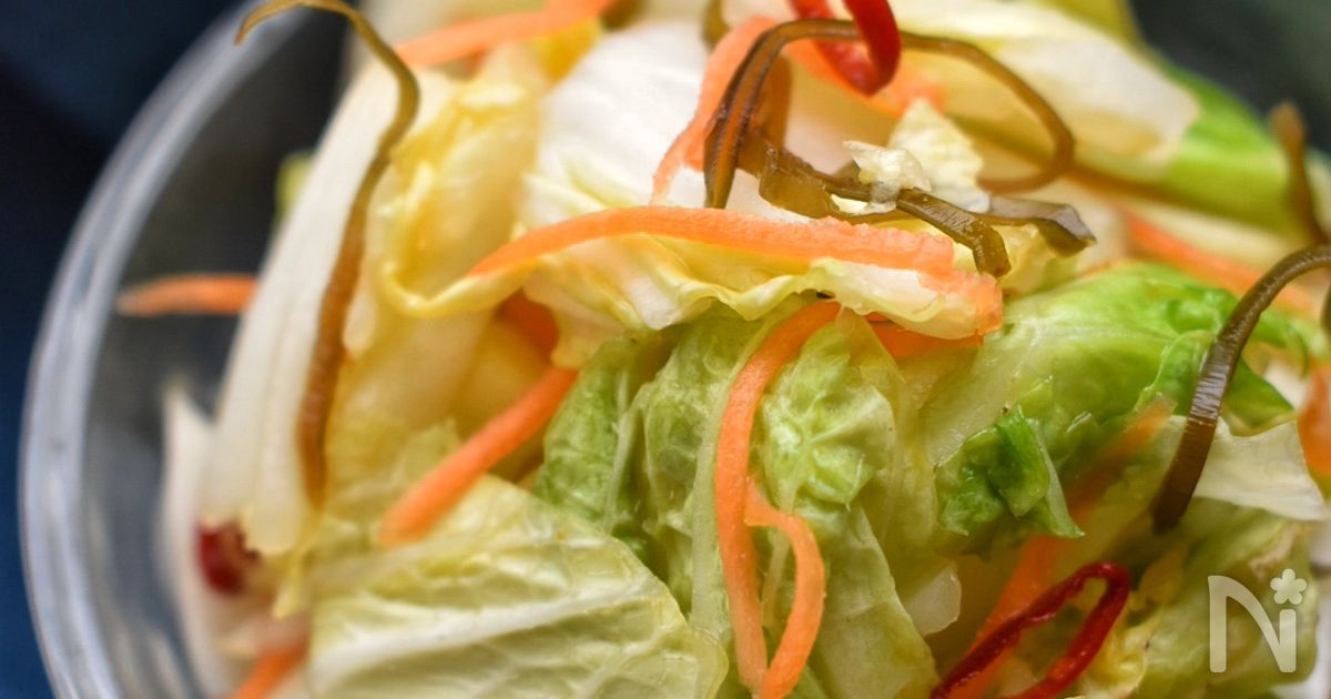 3分で作業完了♡旨味たっぷりの野菜浅漬け♡
