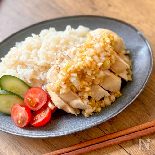 超楽チン!【極旨カオマンガイ♡】炊飯器でほったらかし♬