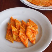 だし香る＊カリッともっちり【にんじんの和風チヂミ】