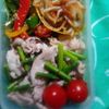 メイプルの作ってみた!投稿(豚バラ肉とアスパラガスのガーリック塩炒め)
