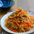 戻し不要♪めんつゆのみでＯＫ！豚肉と切り干し大根の煮物