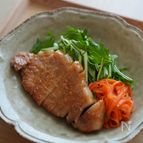 豚ロース肉のみそ麹焼き