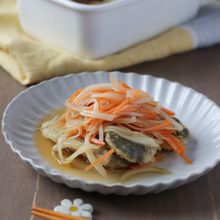 大さじ2の油でOK！あじの南蛮漬け
