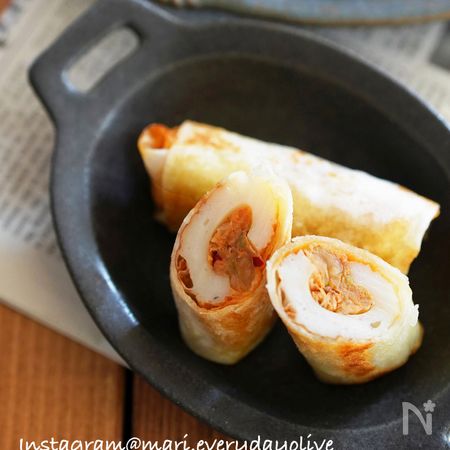 簡単満足 子供も男子も喜ぶ むっちむちツナキムちくわ春巻き By Mari 奥山 まり レシピサイト Nadia ナディア プロの料理家のおいしいレシピ